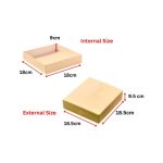 Die Cut Gift Packaging Box 18.5 × 18.5 × 9.5 cm