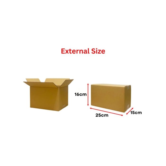RSC Packaging Die Cut Box 25 × 15 × 16 cm – CSC PACKAGING & TRADING SDN BHD